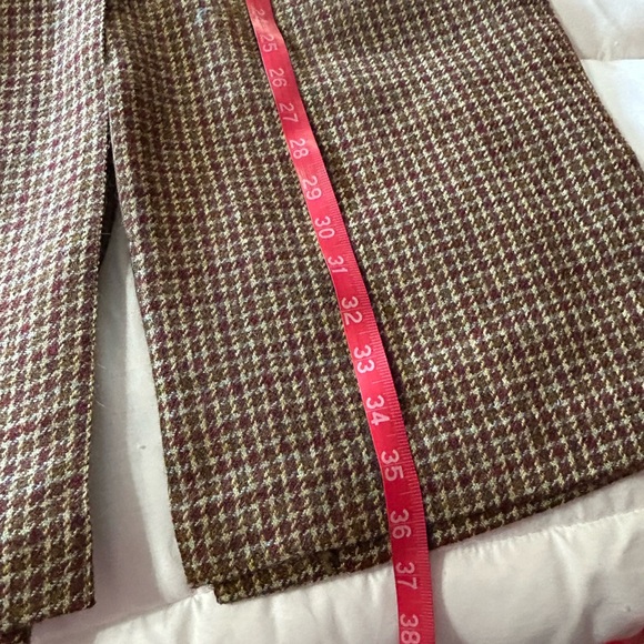 Vintage: The J Peterman Company wool skirt Houndstooth - Picture 6 of 8